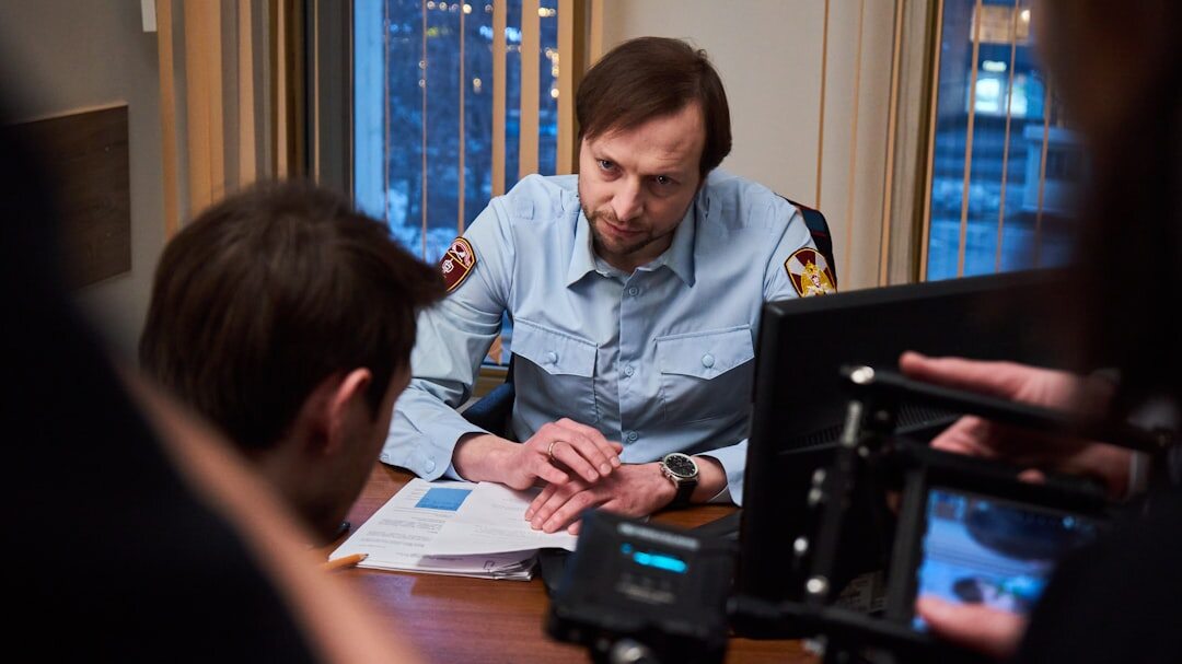 Journalist conducting a professional interview